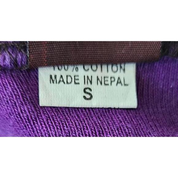 K.P.C. Women's Colorful Handmade in Nepal Bohemian Embroidered Dress Small - Picture 5 of 10